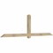 Ekena Millwork Eugene Rough Sawn Timber Gable Bracket, Douglas Fir, 108"W x 31 1/2"H x 4"D x 4"F, 7/12 Pitch GBW108X31X0404EUG00RDF - alternate 2